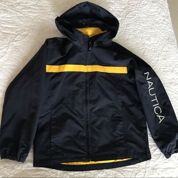 Nautica Boys Navy Jacket size large 8-10 - Picture 2 of 9